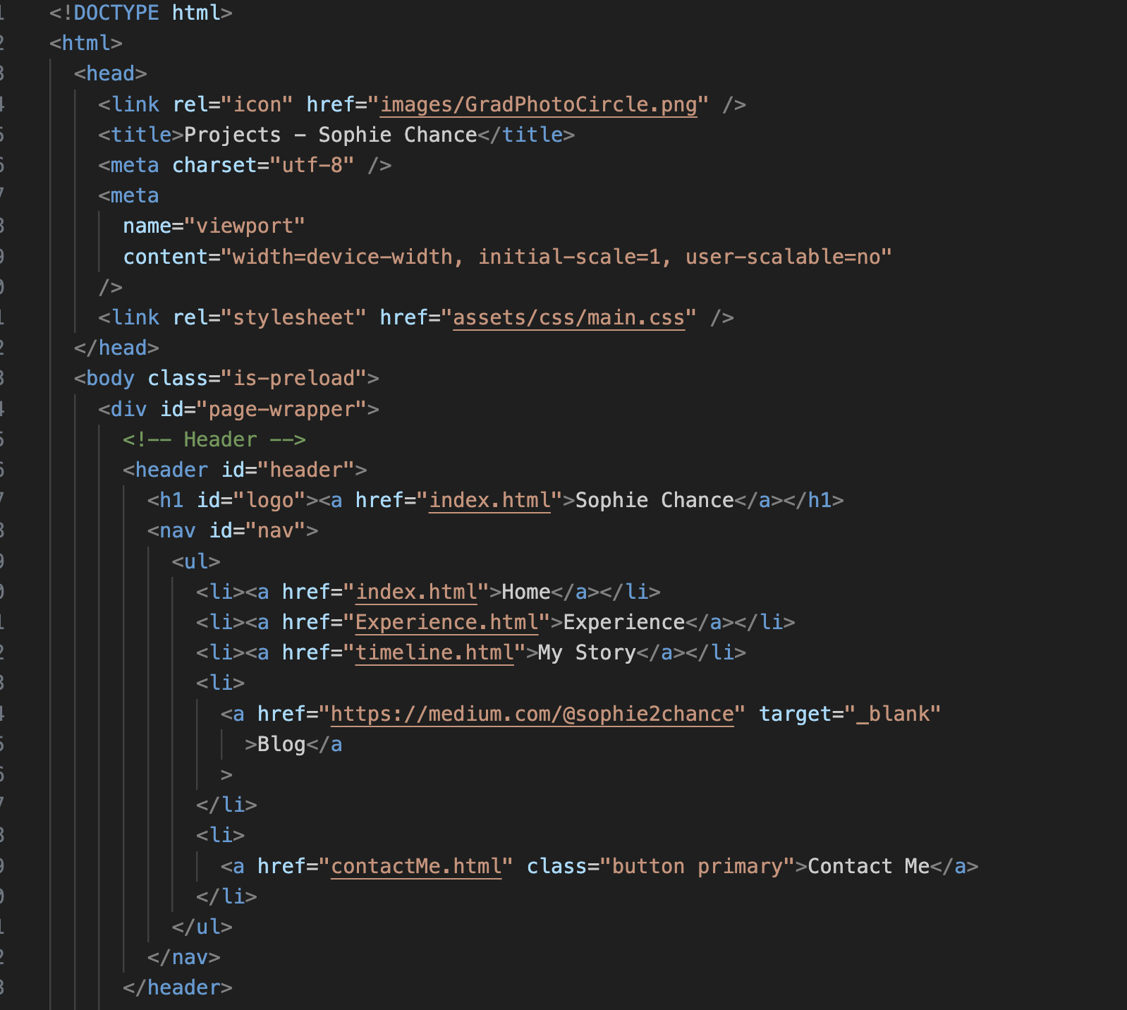 Personal Website